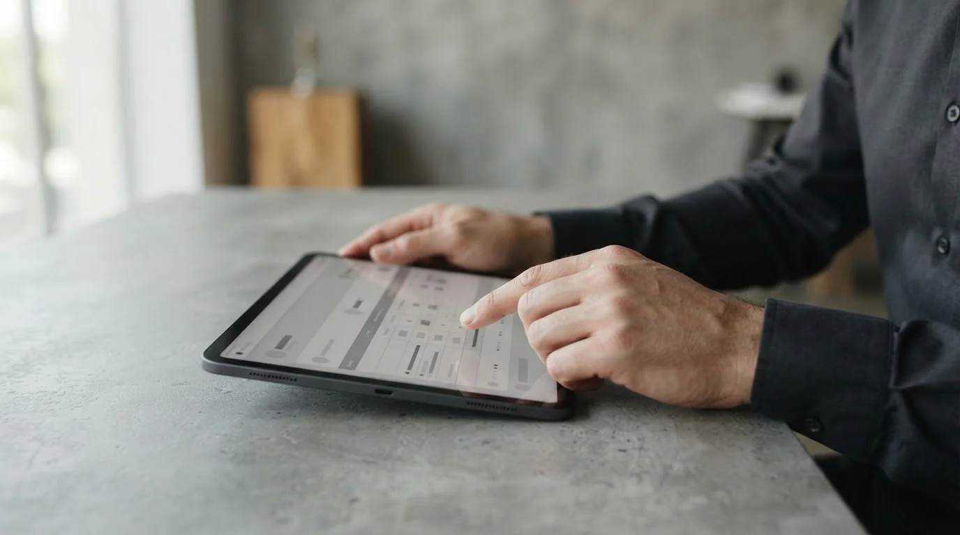 Vergleichs&uuml;bersicht verschiedener Wettanbieter mit unterschiedlichen Lizenzmodellen auf Tablet