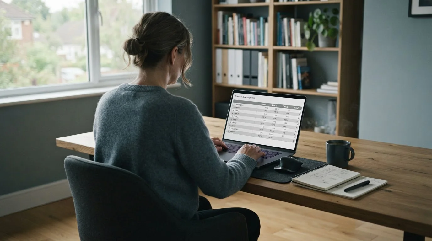 Analytischer Vergleich von Nations-League-Wettanbietern auf Laptop-Bildschirm