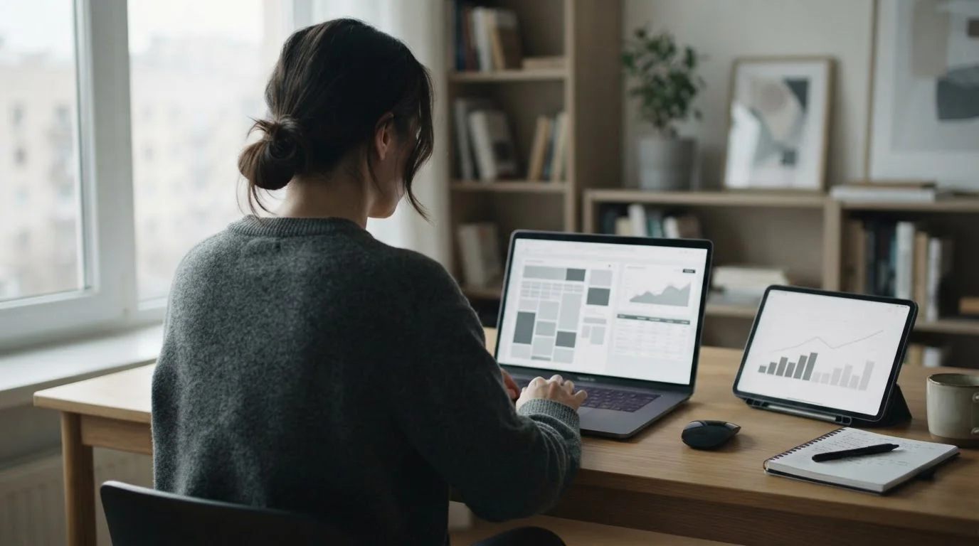 Vergleich von Wettanbietern ohne Steuer am Laptop