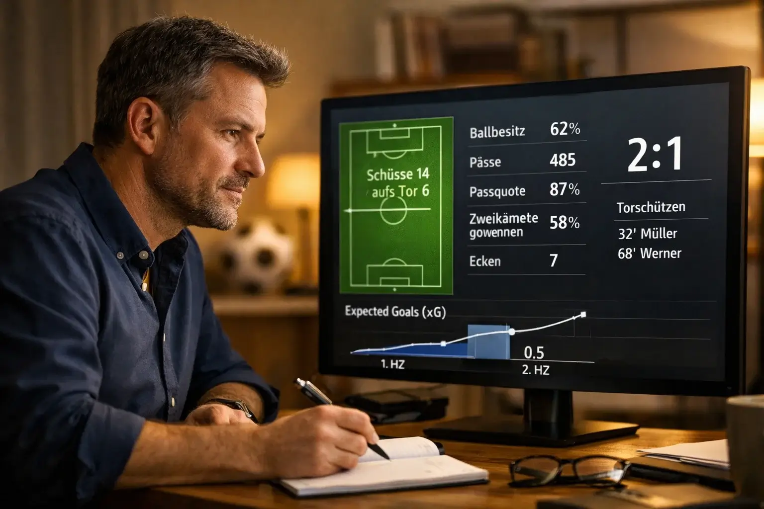 Vergleich zwischen künstlicher Intelligenz und menschlicher Expertise im Fußball