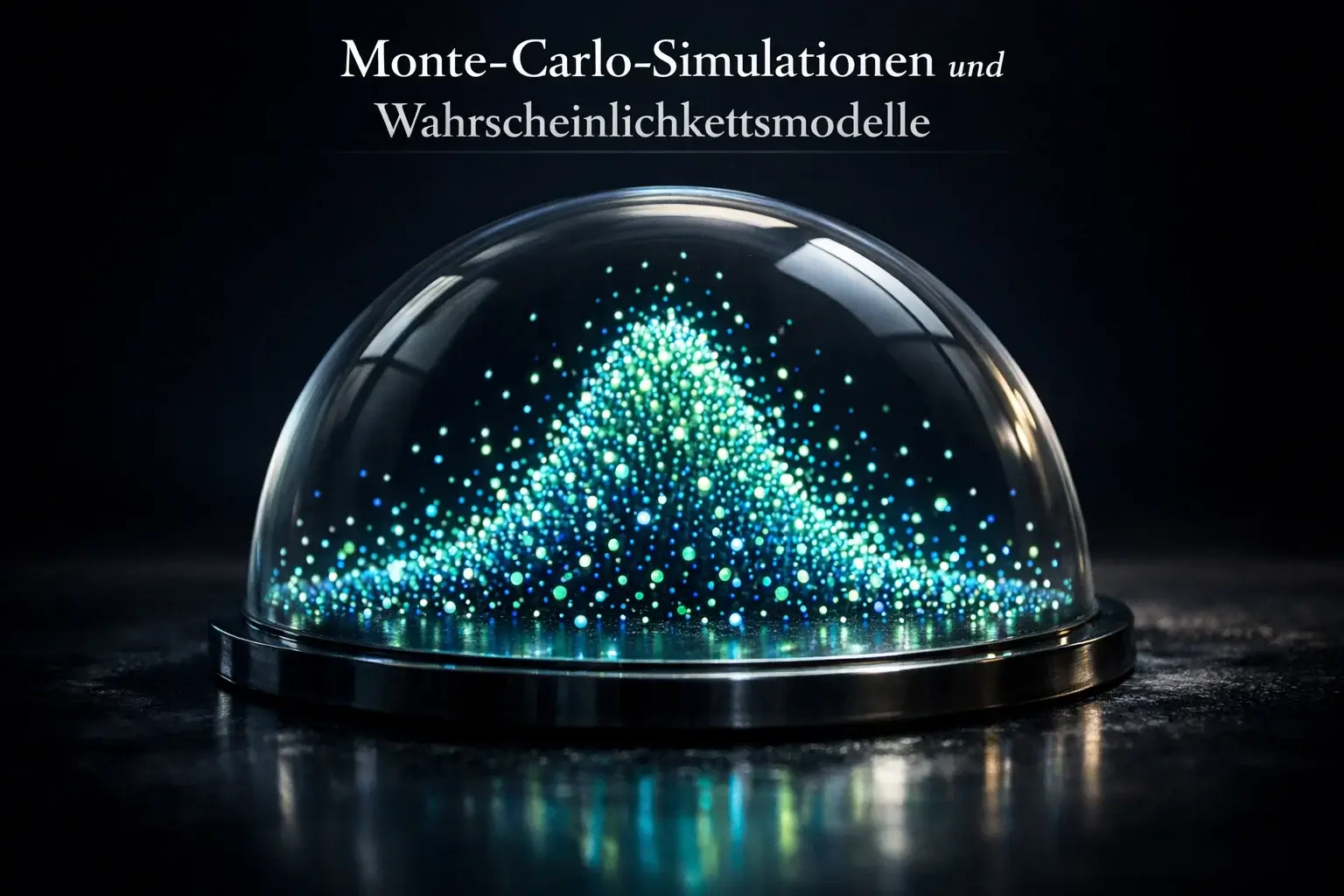 Wahrscheinlichkeitsverteilung einer Monte-Carlo-Simulation für ein Bundesliga-Spiel