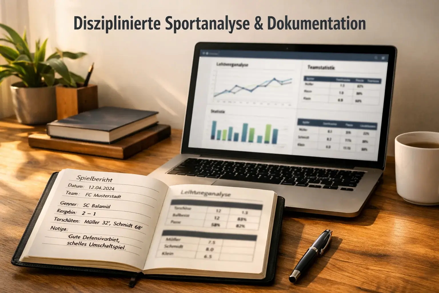 Systematische Dokumentation von Wetten in einem Tagebuch