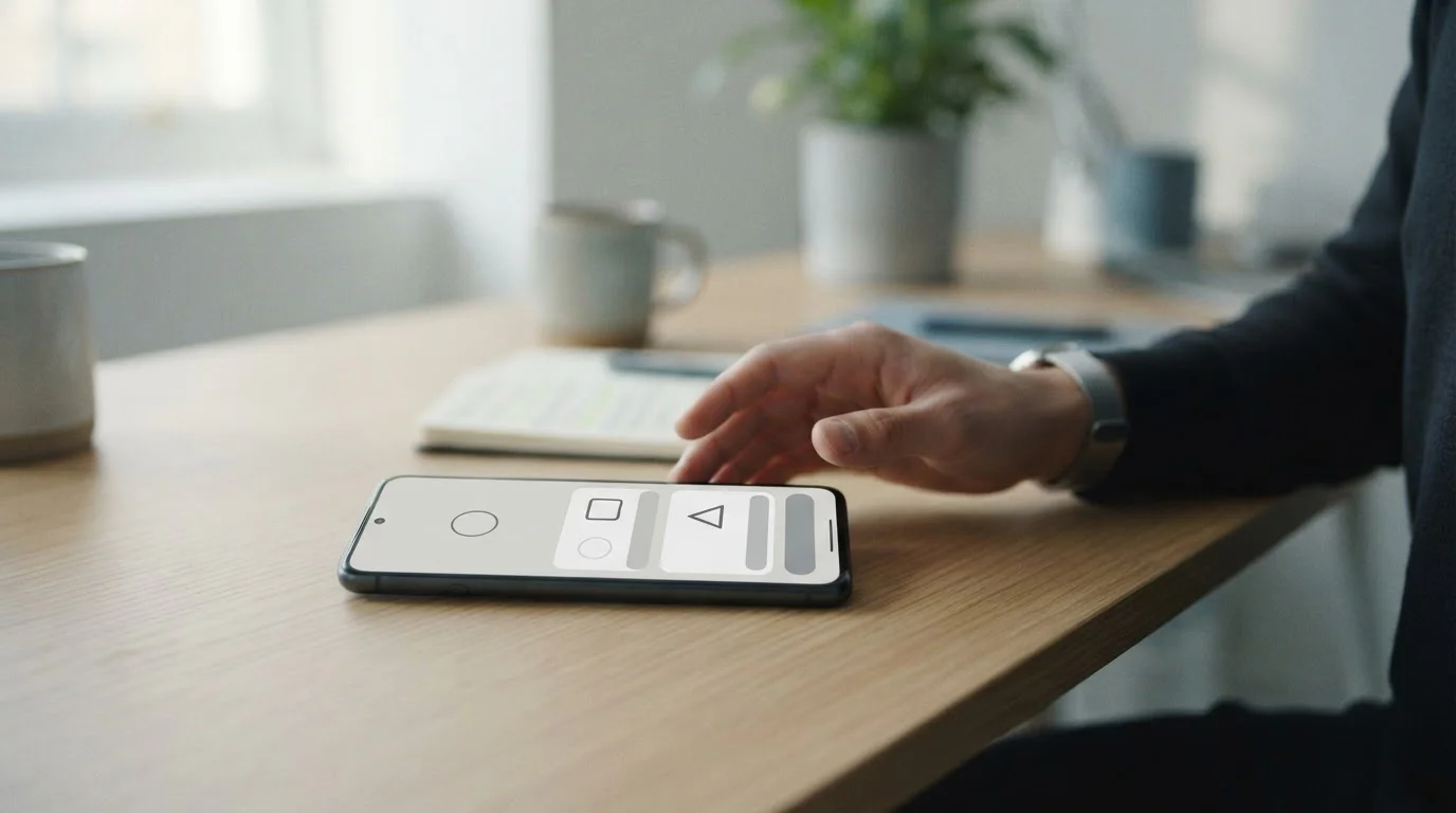 Smartphone mit verschiedenen digitalen Zahlungsoptionen für Online-Wetten